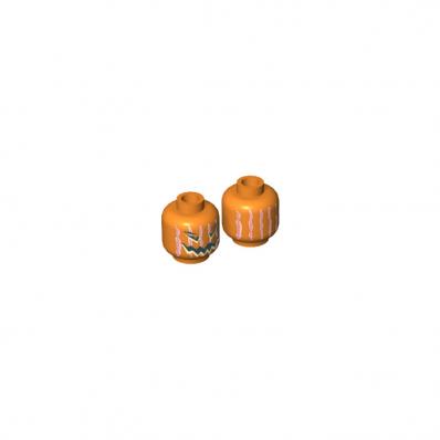 Minifigure Head Pumpkin (3626pb0388)