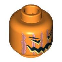 Minifigure Head Pumpkin (3626pb0388)