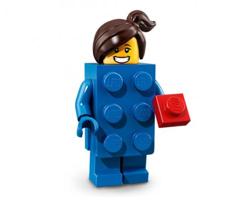 Minifigure  Brick Suit Girl, Series 18 (col18)