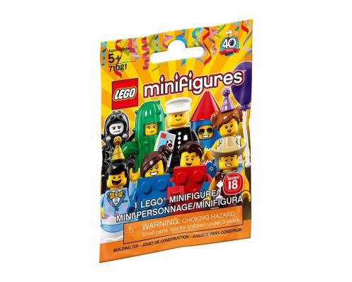 Minifigure  Brick Suit Girl, Series 18 (col18)