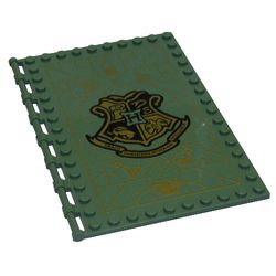 Plate Special 10 x 16 with Studs Hogwarts Crest print (69934pb002)