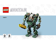 Neytiri & Thanator vs. AMP Suit Quaritch Set Instructions (3 книжки) (75571-1)