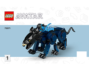 Neytiri & Thanator vs. AMP Suit Quaritch Set Instructions (3 книжки) (75571-1)