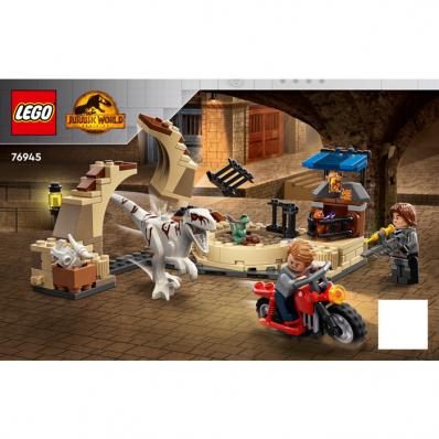 Atrociraptor Dinosaur: Bike Chase Set  Instructions (76945-1)