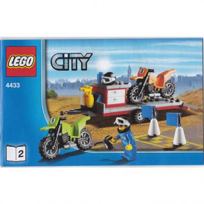 Dirt Bike Transporter Set  Instructions (2 книжки) (как новый) (4433-1)