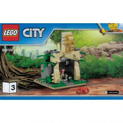 Jungle Halftrack Mission Set Instructions (3 книжки, как новый) (60159-1)