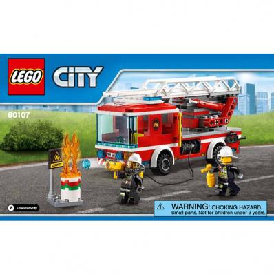 Fire Ladder Truck Set Instructions (60107-1)