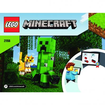 BigFig Creeper and Ocelot Set Instructions (21156-1)