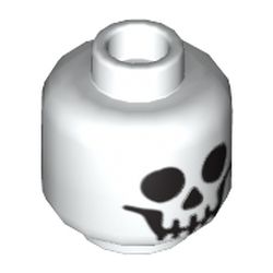 Minifigure Head Skeleton, Standard (3626pb0001)