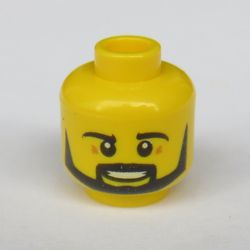 Minifig Head Ferrari Engineer (Pit Crew)  (3626pb1213)