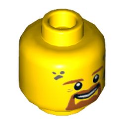 Minifig Head Bill (3626pb1466)