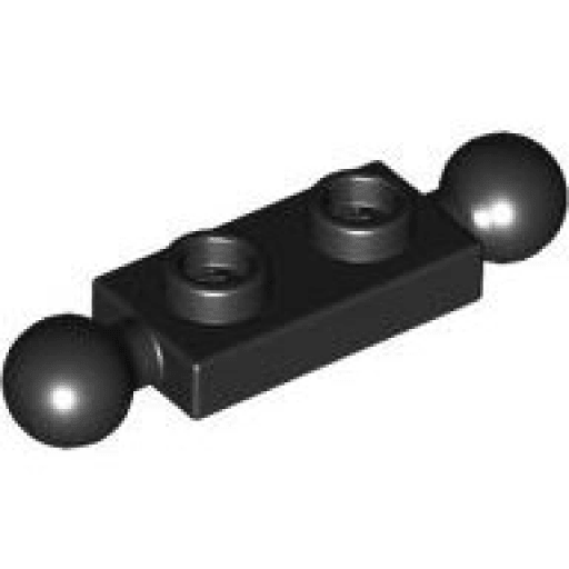 Plate, Modified 1 x 2 with Tow Ball on Ends (3170)