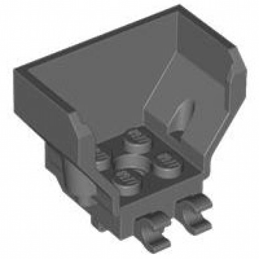 Cockpit 4 x 2 x 3 with Pin Hole and 2 Clips (98876)
