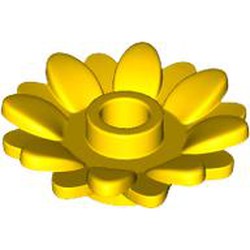 Plant Flower 2 x 2 Round with 16 Petals (Sunflower) with Open Stud  (6901)