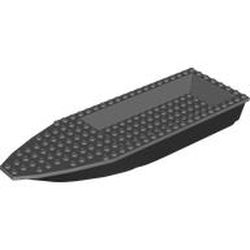 Boat, Hull Unitary 28 x 8 with Dark Bluish Gray Top  (92710c01 )