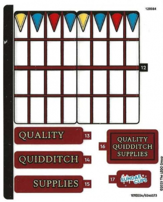 Sticker Sheet for Set 76452 (10113554/6546573)