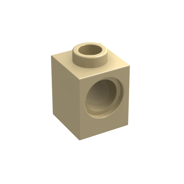 Technic, Brick 1 x 1 with Hole (6541)