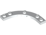 Plate, Round Corner 5 x 5 with 4 x 4 Curved Cutout (80015)