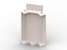 Panel 3 x 3 x 6 Corner Wall without Bottom Indenta (87421)