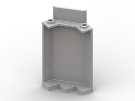 Panel 3 x 3 x 6 Corner Wall without Bottom Indenta (87421)