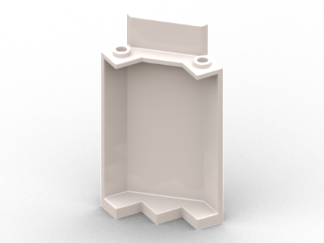 Panel 3 x 3 x 6 Corner Wall without Bottom Indenta (87421)