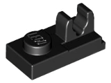 Plate, Modified 1 x 2 with Clip with Center Cut on (92280)