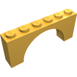 Arch 1 x 6 x 2 - Medium Thick Top without Reinforc (15254)