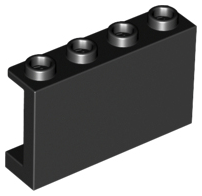 Panel 1 x 4 x 2 with Side Supports - Hollow Studs (14718)