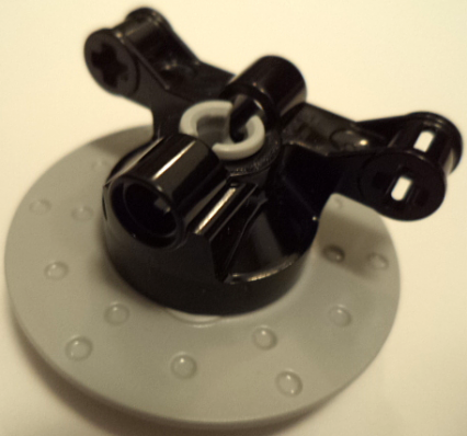 Technic, Steering Axle with 2 Pin Holes and 2 Arms (23801c03)