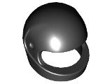 Minifigure, Headgear Helmet Motorcycle (Standard) (2446)