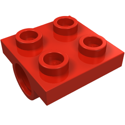 Plate, Modified 2 x 2 with Pin Holes (2817)