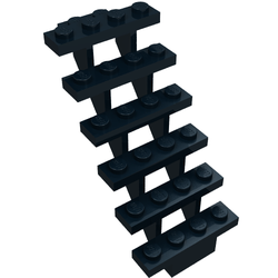 Stairs 7 x 4 x 6 Straight Open (30134)