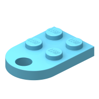 Plate, Modified 2 x 3 with Hole (3176)