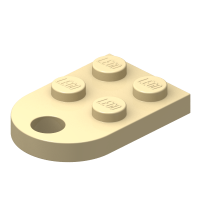 Plate, Modified 2 x 3 with Hole (3176)