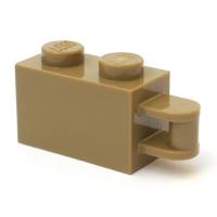 Brick, Modified 1 x 2 with Bar Handle on End - Bar (34816/26597)