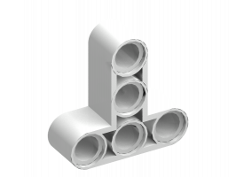 Technic, Liftarm, Modified T-Shape Thick 3 x 3 (60484)