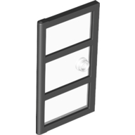 Door 1 x 4 x 6 with 3 Panes with Molded Trans-Clear (60797pb04)