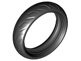 Tire 139mm D. x 37mm Motorcycle Racing Tread (71722)