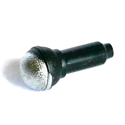Minifigure, Utensil Microphone with Metallic Silve (90370pb05)