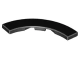 Tile, Round Corner 4 x 4 Macaroni Wide (27507) New Black