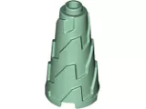 Cone 2 x 2 x 3 Jagged - Step Drill (28598) New Sand Green