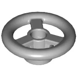 Vehicle, Steering Wheel Small, 2 Studs Diameter (30663)