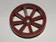 Wheel Wagon Large 33mm D., Hole Notched for Wheels (4489b)