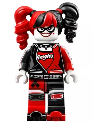 Harley Quinn - Pigtails, Black Eye Mask, Roller Skates(sh0306)