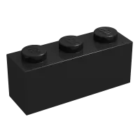 Brick 1 x 3 (3622) Used Black