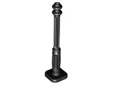 Support 2 x 2 x 7 Lamp Post, 4 Base Flutes (11062) New Black