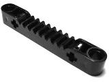 Technic, Gear Rack 1 x 7 with Axle and Pin Holes (87761) New Black